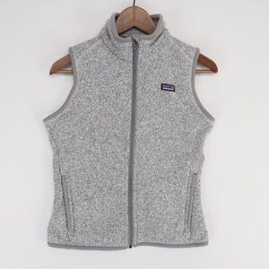 Patagonia Better Sweater Vest Womens S Gray Heather Full Zip Fleece Outdoor
